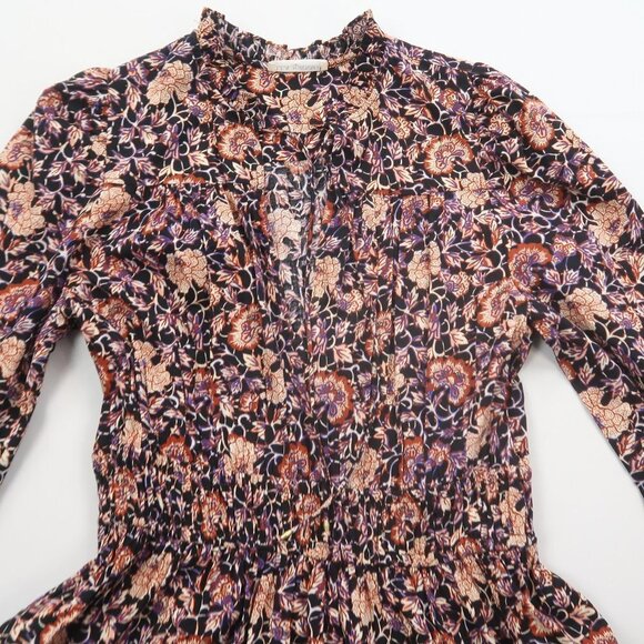 Ulla Johnson Liv Mini Dress Midnight Floral Size 0 - Picture 4 of 11